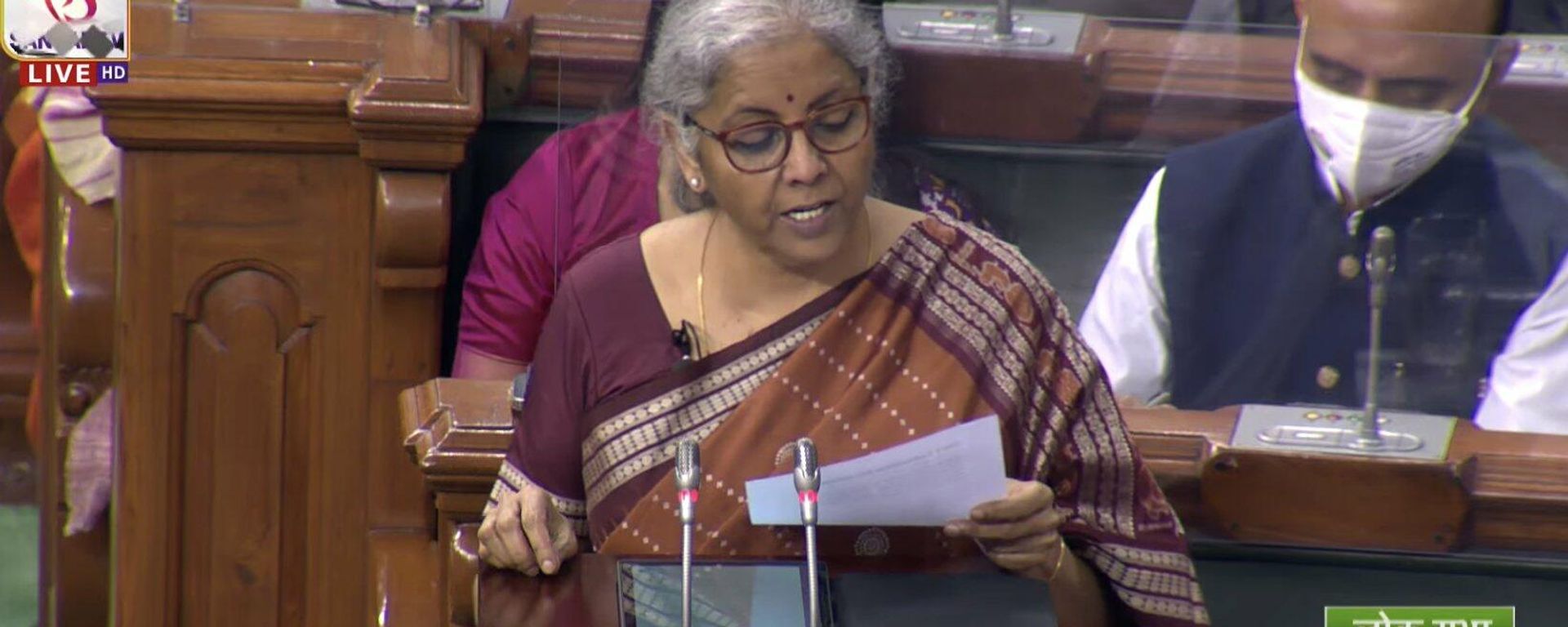 Indian Finance Minister Presented Annual Budget on 1 February 2022 Indian Finance Minister Presented Annual Budget on 1 February 2022 - Sputnik International, 1920, 02.02.2022