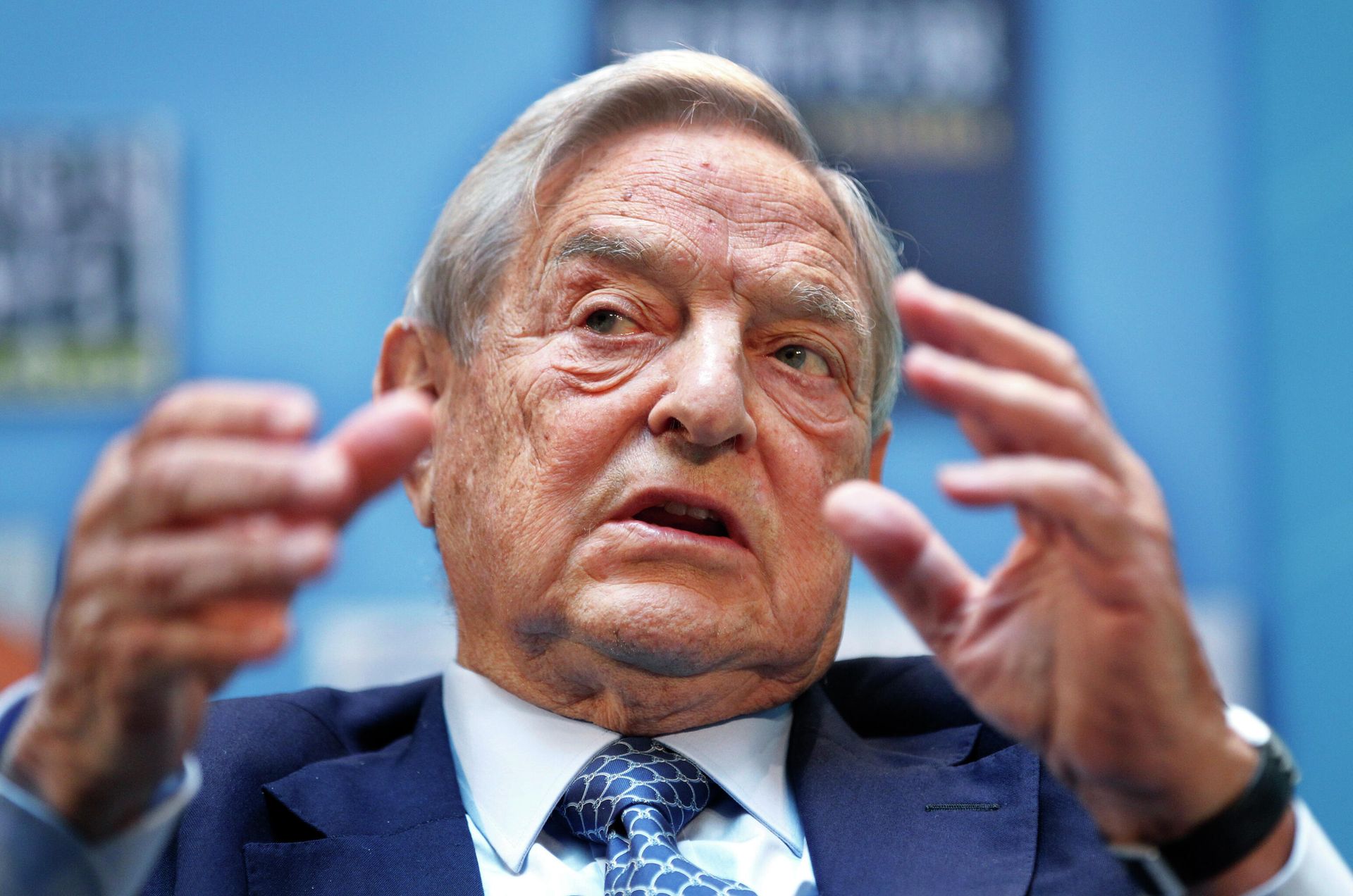 FILE - In this Sept. 24, 2011, file photo, George Soros speaks during a forum at the IMF/World Bank annual meetings in Washington. The AP reported on May 26, 2017 FILE - In this Sept. 24, 2011, file photo, George Soros speaks during a forum at the IMF/World Bank annual meetings in Washington. The AP reported on May 26, 2017 - Sputnik International, 1920, 28.05.2022
