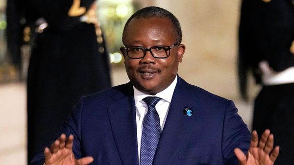 FILE - President of Guinea-Bissau Umaro Sissoco Embalo arrives for a dinner at the Elysee Palace as part of the Paris Peace Forum, in Paris, Nov. 11, 2021. - Sputnik International