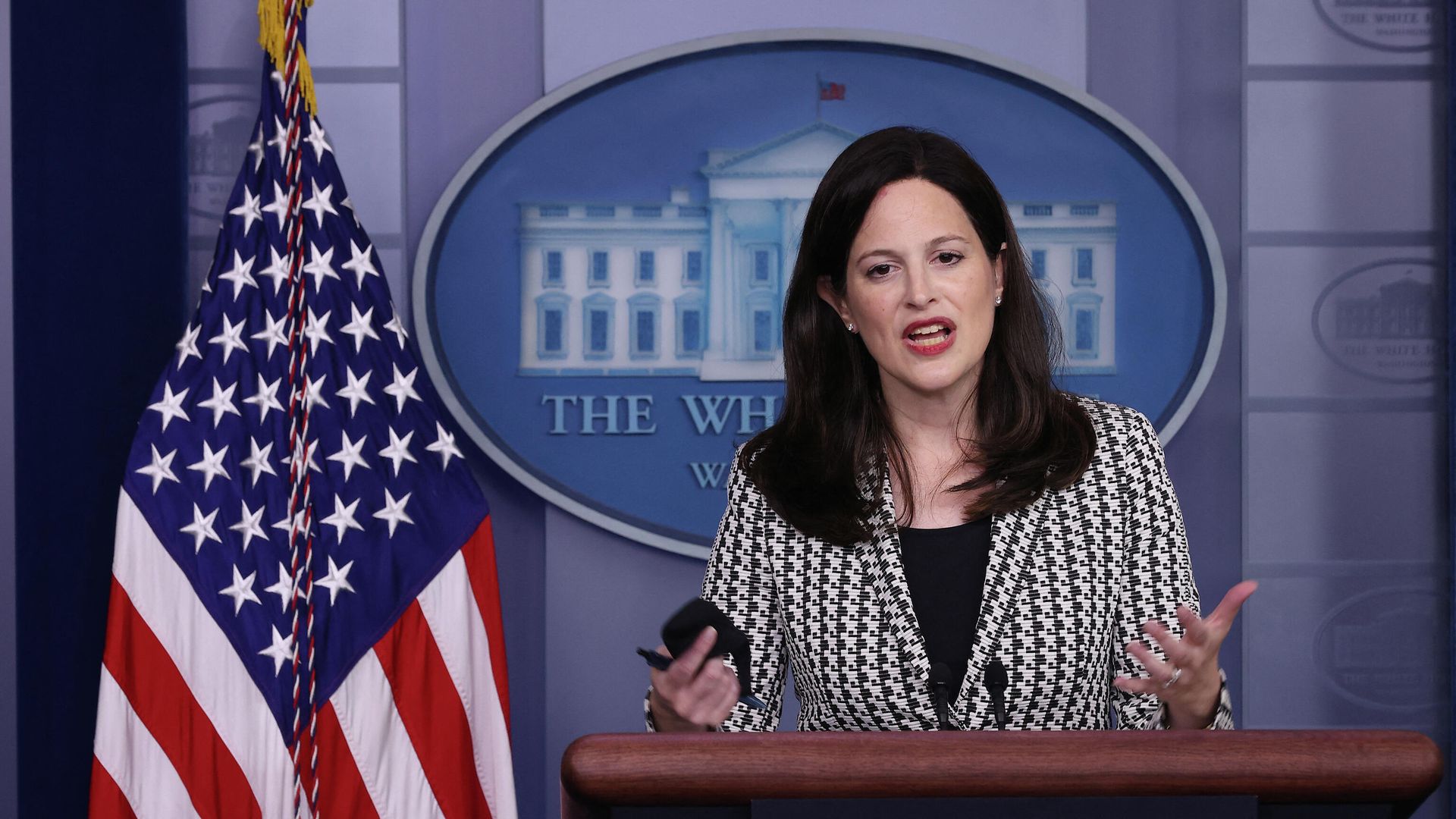 Deputy National Security Advisor for Cyber and Emerging Technology Anne Neuberger answers reporters' questions during the daily news conference in the Brady Press Briefing Room at the White House on September 02, 2021 in Washington, DC.  - Sputnik International, 1920, 02.02.2022