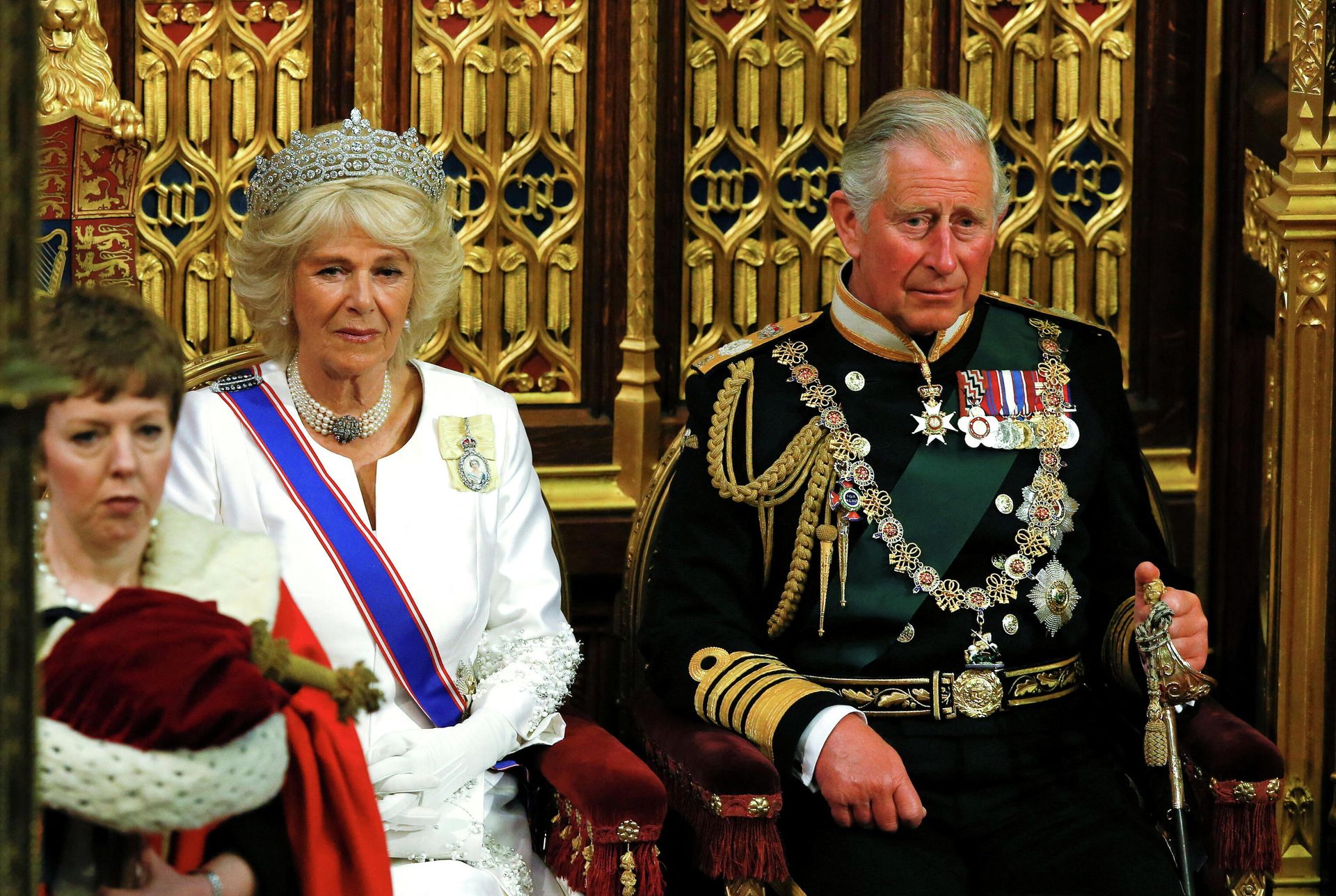 FILE PHOTO: Britain's Prince Charles and Camilla, Duchess of Cornwall, wait for Queen Elizabeth to deliver her speech during the State Opening of Parliament in London FILE PHOTO: Britain's Prince Charles and Camilla, Duchess of Cornwall, wait for Queen Elizabeth to deliver her speech during the State Opening of Parliament in London - Sputnik International, 1920, 20.02.2022