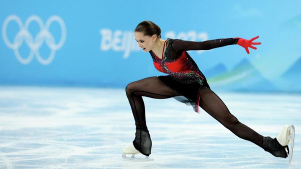 Women Single Skating. Kamila Valieva of the Russian Olympic Committee in action. 7 February 2022 - Sputnik International