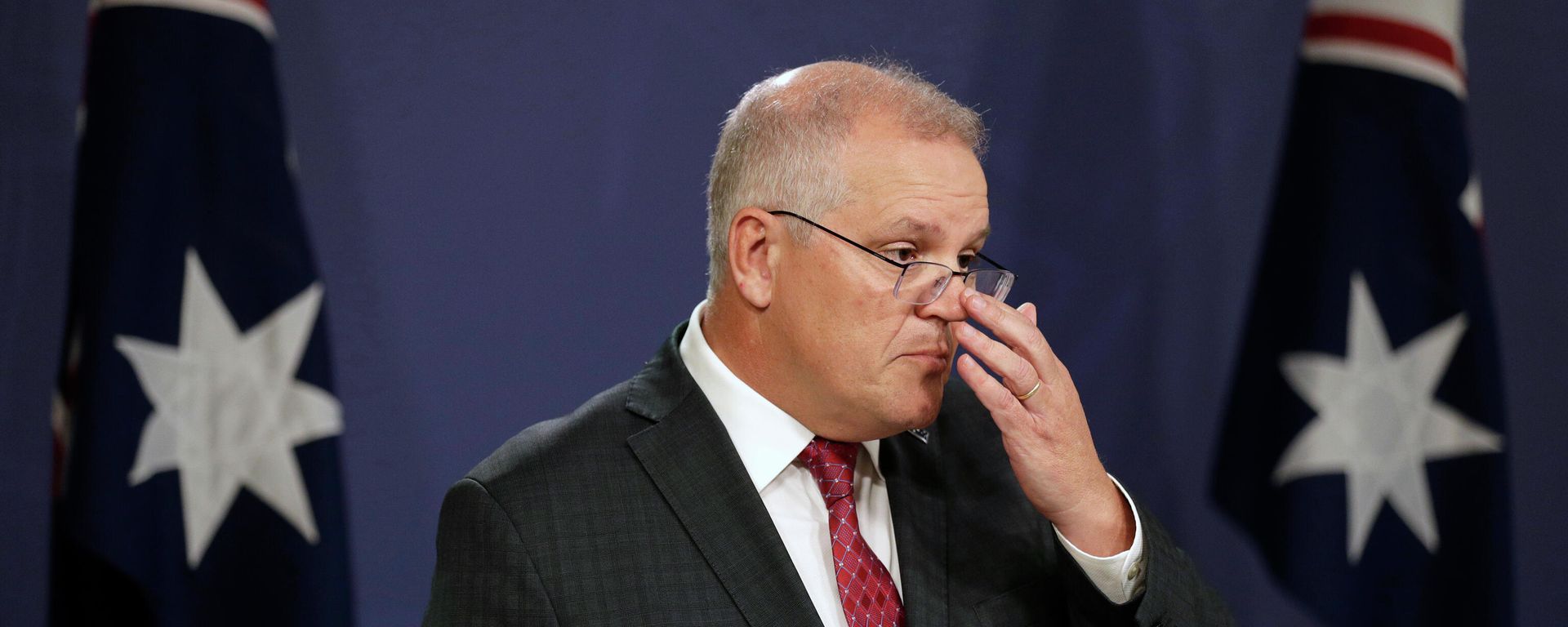 Australia's Prime Minister Scott Morrison speaks at a press conference in Sydney, Australia on April 27, 2021 Australia's Prime Minister Scott Morrison speaks at a press conference in Sydney, Australia on April 27, 2021 - Sputnik International, 1920, 15.08.2022