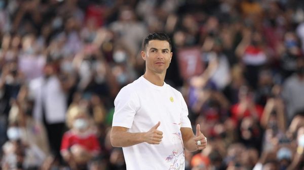 Cristiano Ronaldo, Manchester United forward footballer, attends Expo 2020 Dubai at Al Wasl Plaza - Sputnik International