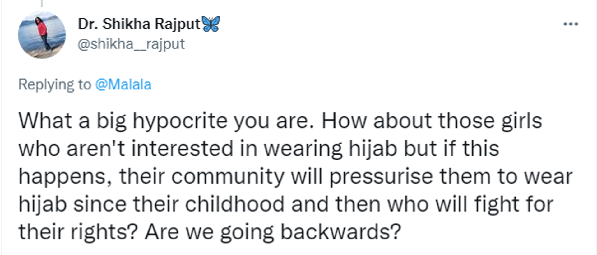 Another User Calls Malala Hypocrite - Sputnik International, 1920, 09.02.2022