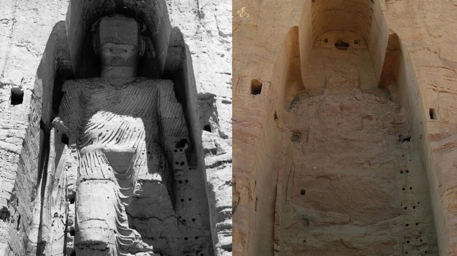 Taller Buddha of Bamiyan before and after destruction Taller Buddha of Bamiyan before and after destruction - Sputnik International, 1920, 10.02.2022
