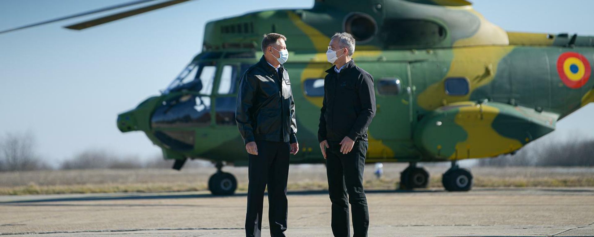 NATO chief Jens Stoltenberg meets with Romanian President Klaus Iohannis. 11 February 2022. NATO chief Jens Stoltenberg meets with Romanian President Klaus Iohannis. 11 February 2022. - Sputnik International, 1920, 11.02.2022