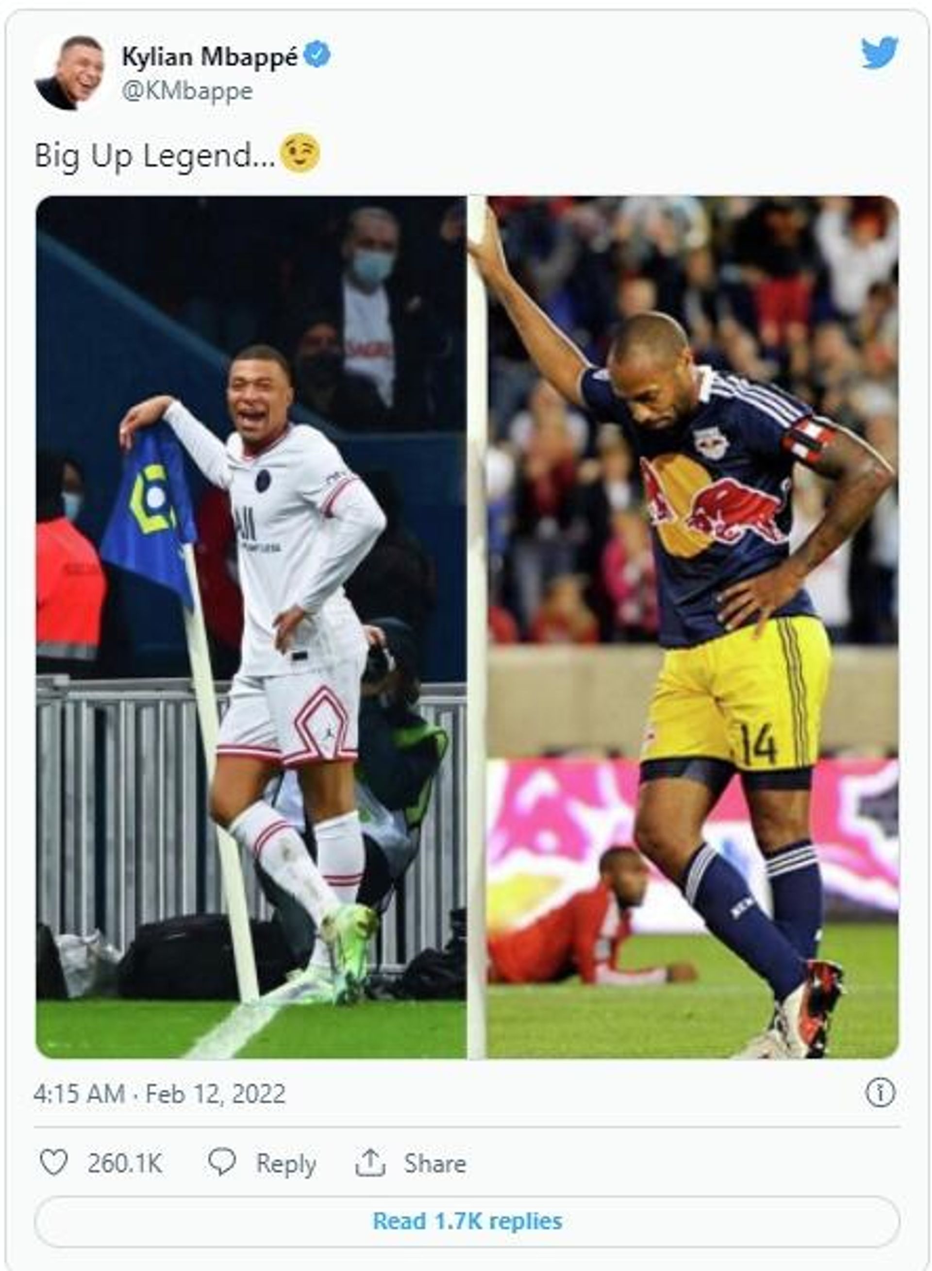 Kylian Mbappe on Thierry Henry - Sputnik International, 1920, 12.02.2022
