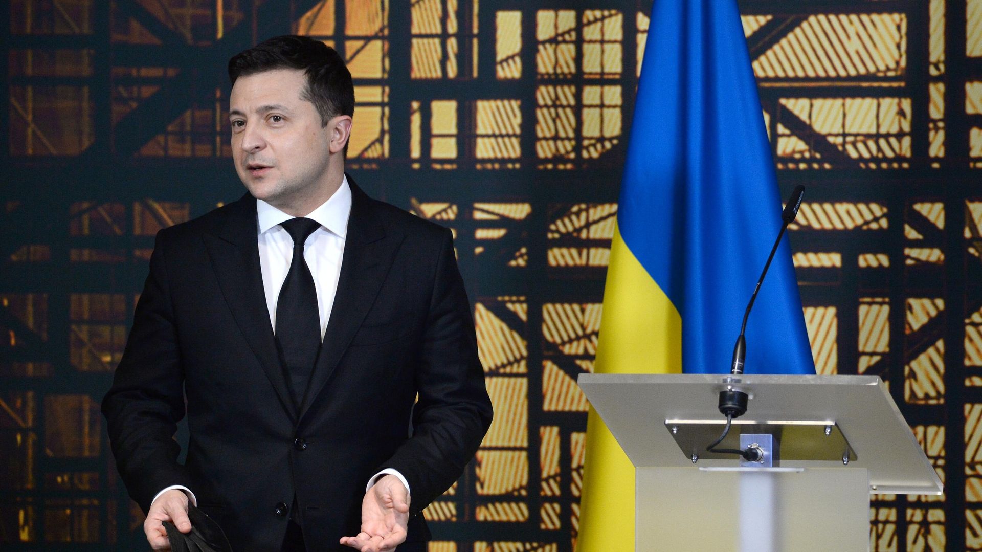 Ukrainian President Volodymyr Zelensky, file photo. Ukrainian President Volodymyr Zelensky, file photo. - Sputnik International, 1920, 19.02.2022