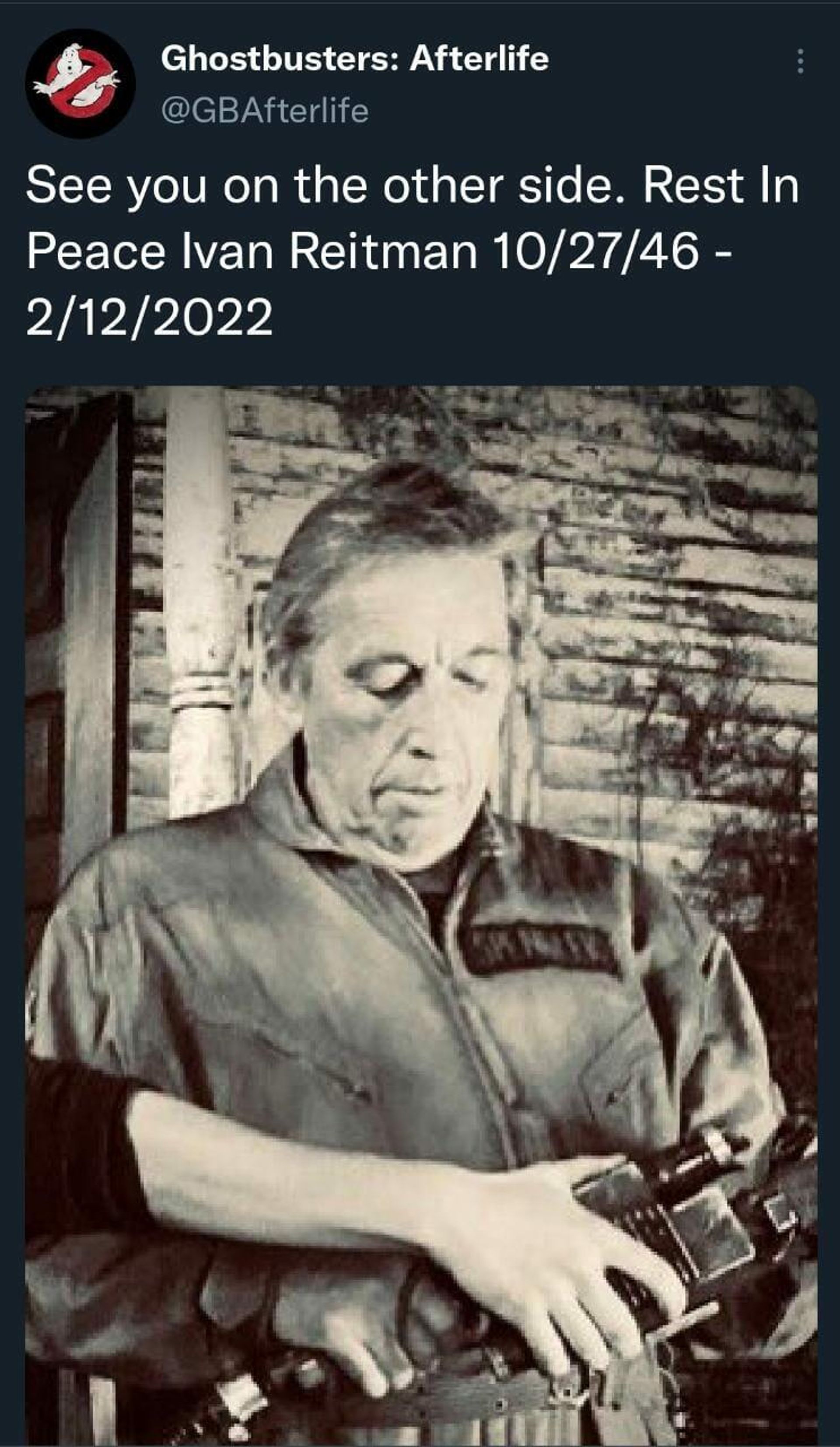Twitter Screenshots of Fans reacting to Passing Away of Hollywood Director - Sputnik International, 1920, 14.02.2022