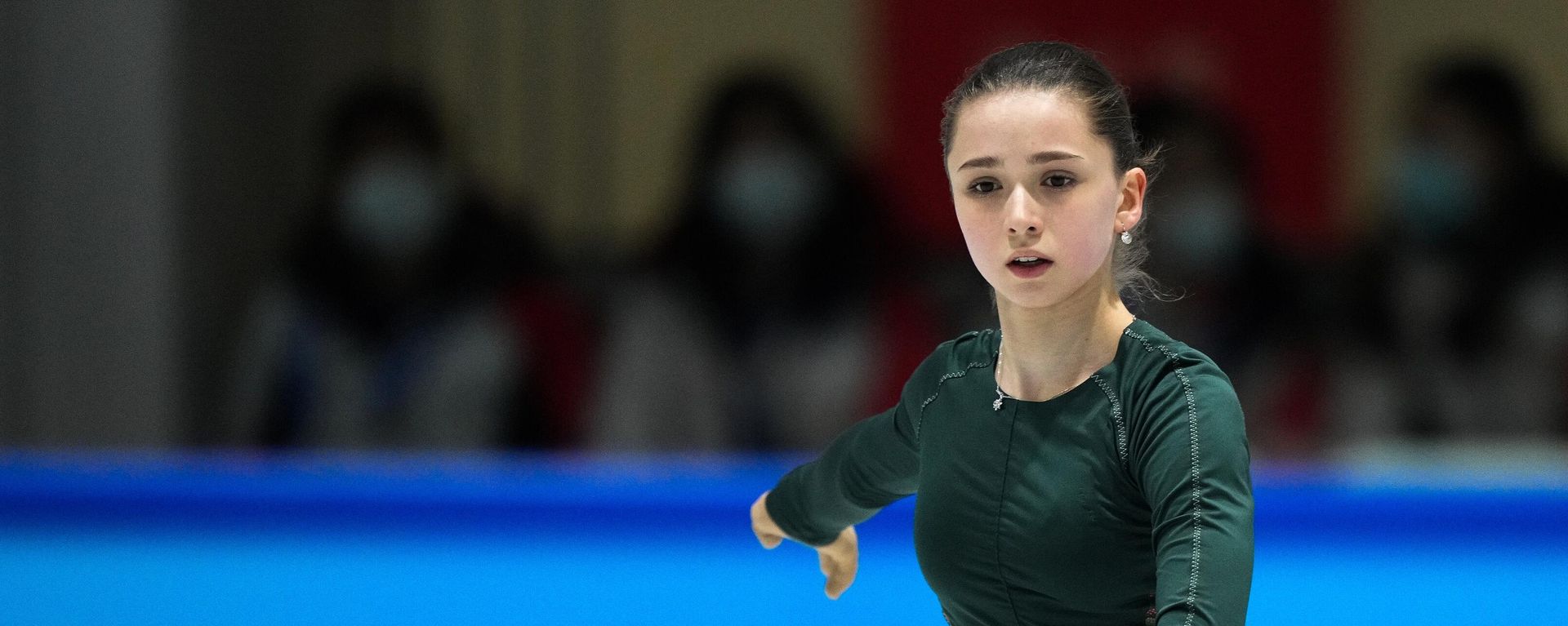 Russian Olympic Committee's Kamila Valieva attends a training session prior the figure skating event during the Beijing 2022 Winter Olympic Games at Capital Indoor Stadium in Beijing, China Russian Olympic Committee's Kamila Valieva attends a training session prior the figure skating event during the Beijing 2022 Winter Olympic Games at Capital Indoor Stadium in Beijing, China - Sputnik International, 1920, 14.02.2022