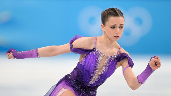 Russian Olympic Committee's Kamila Valieva performs in the figure skating team women's short program during the Beijing 2022 Winter Olympic Games at Capital Indoor Stadium in Beijing, China - Sputnik International