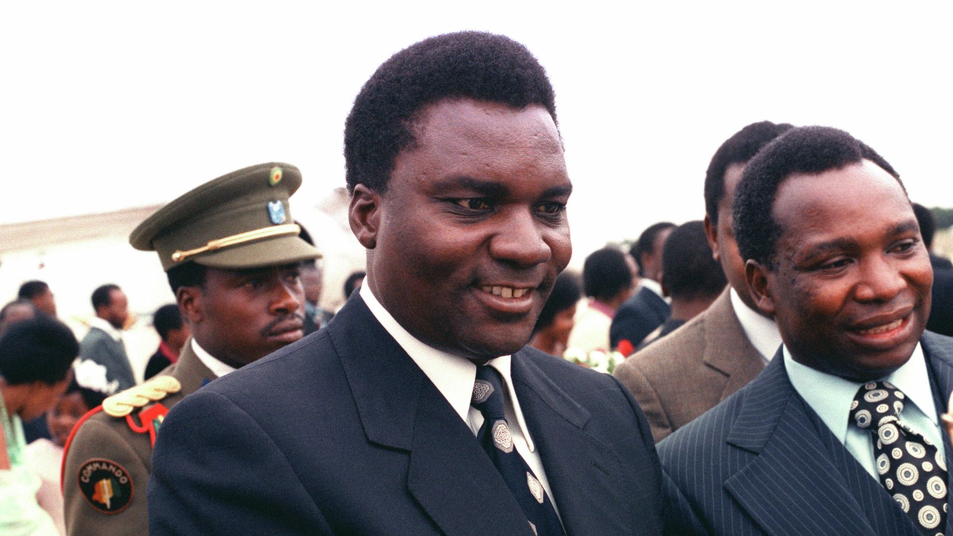 Rwandan President Juvenal Hayarimana arrives at Andrews Air Force Base in Maryland, US, in 1980. Rwandan President Juvenal Hayarimana arrives at Andrews Air Force Base in Maryland, US, in 1980. - Sputnik International, 1920, 17.02.2022