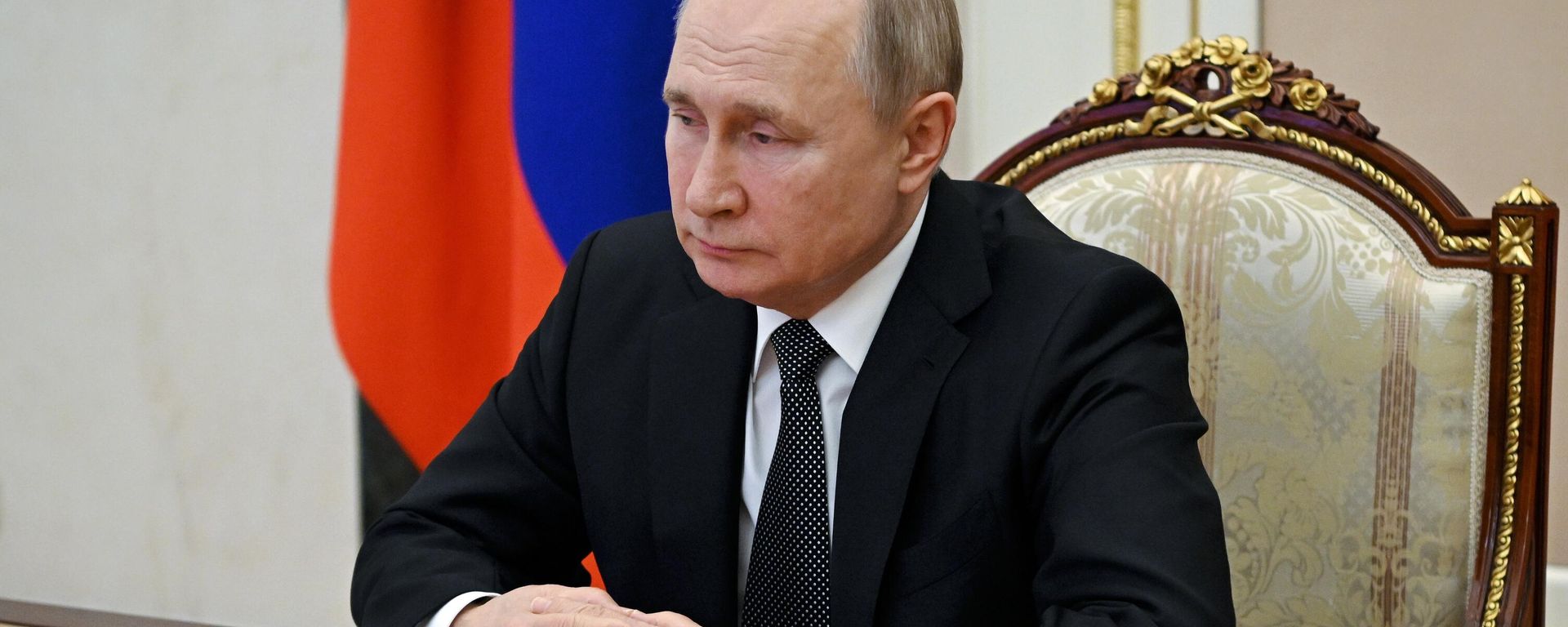 Vladimir Putin meets with Russian Security Council, 18 February 2022. - Sputnik International, 1920, 21.02.2022