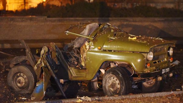 Car Explosion in Donetsk - Sputnik International