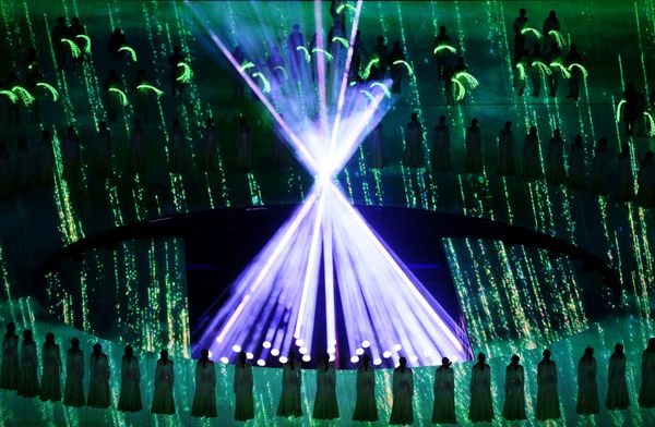 Participants of the closing ceremony of the 2022 Winter Olympics, Sunday, Feb. 20, 2022, in Beijing. Participants of the closing ceremony of the 2022 Winter Olympics, Sunday, Feb. 20, 2022, in Beijing. - Sputnik International