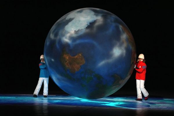 Participants of the closing ceremony of the 2022 Winter Olympics, Sunday, Feb. 20, 2022, in Beijing. Participants of the closing ceremony of the 2022 Winter Olympics, Sunday, Feb. 20, 2022, in Beijing. - Sputnik International