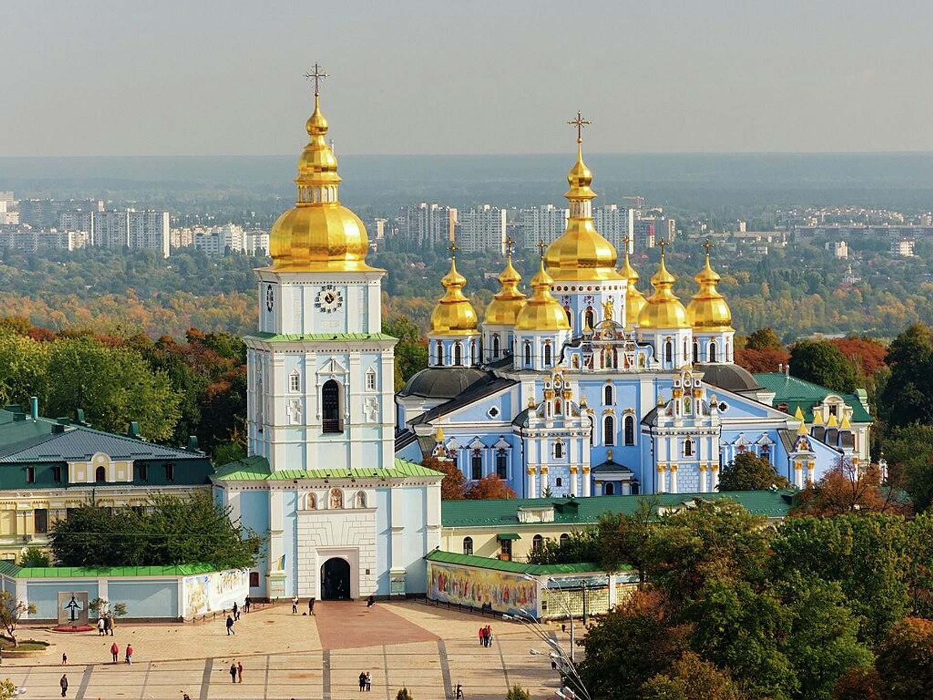 St. Michael's Golden-Domed Monastery, Kiev, Ukraine St. Michael's Golden-Domed Monastery, Kiev, Ukraine - Sputnik International, 1920, 22.02.2022