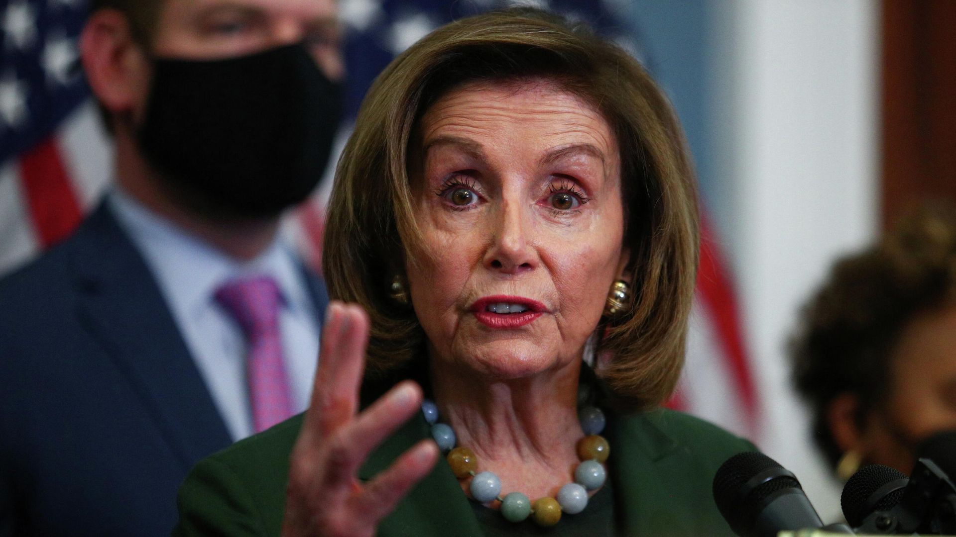 U.S. Speaker of the House Nancy Pelosi (D-CA) speaks during a weekly news conference on Capitol Hill in Washington, U.S., February 23, 2022 U.S. Speaker of the House Nancy Pelosi (D-CA) speaks during a weekly news conference on Capitol Hill in Washington, U.S., February 23, 2022 - Sputnik International, 1920, 23.02.2022
