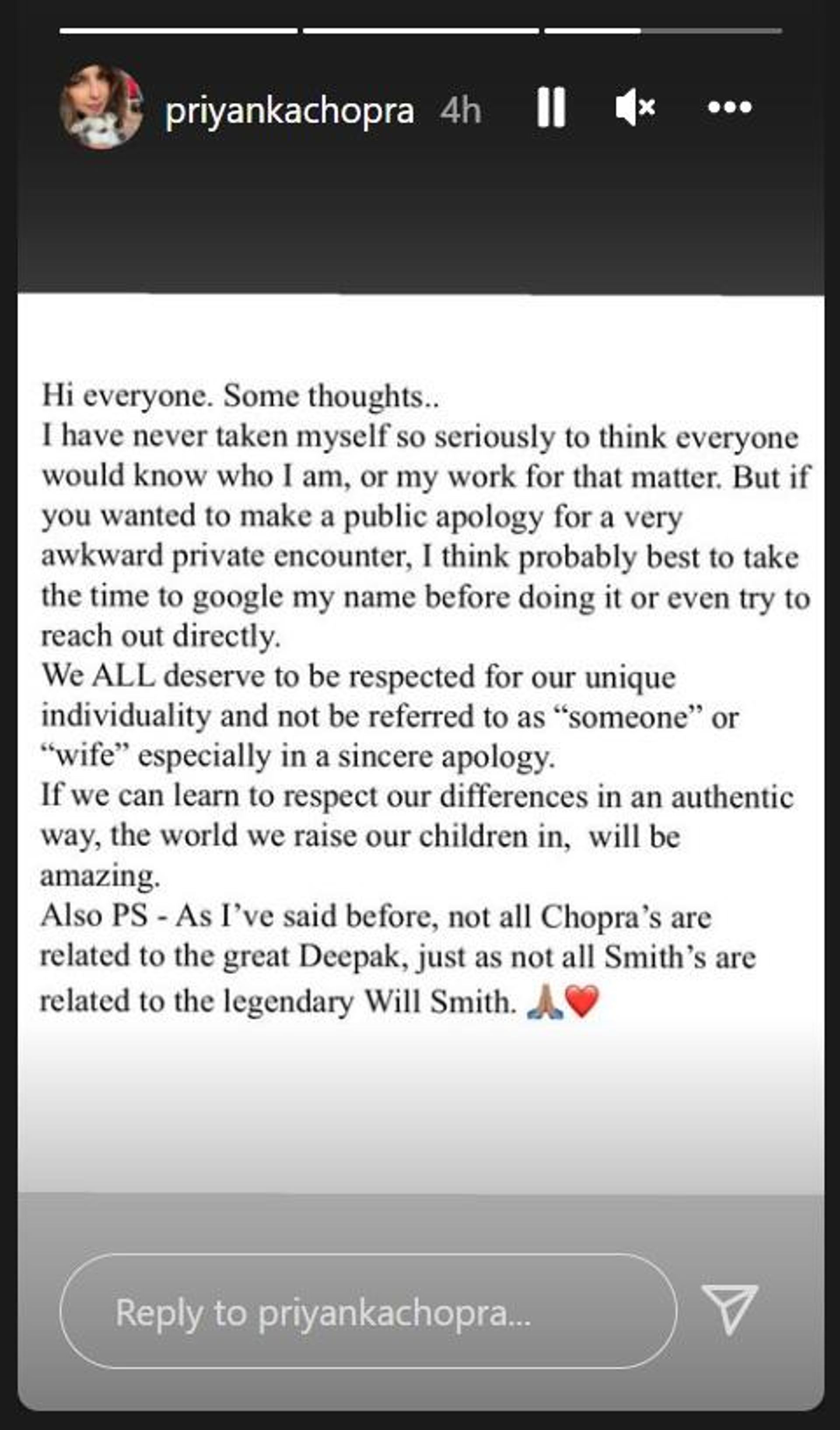 Screenshot of Priyanka Chopra's Instagram Stories - Sputnik International, 1920, 24.02.2022