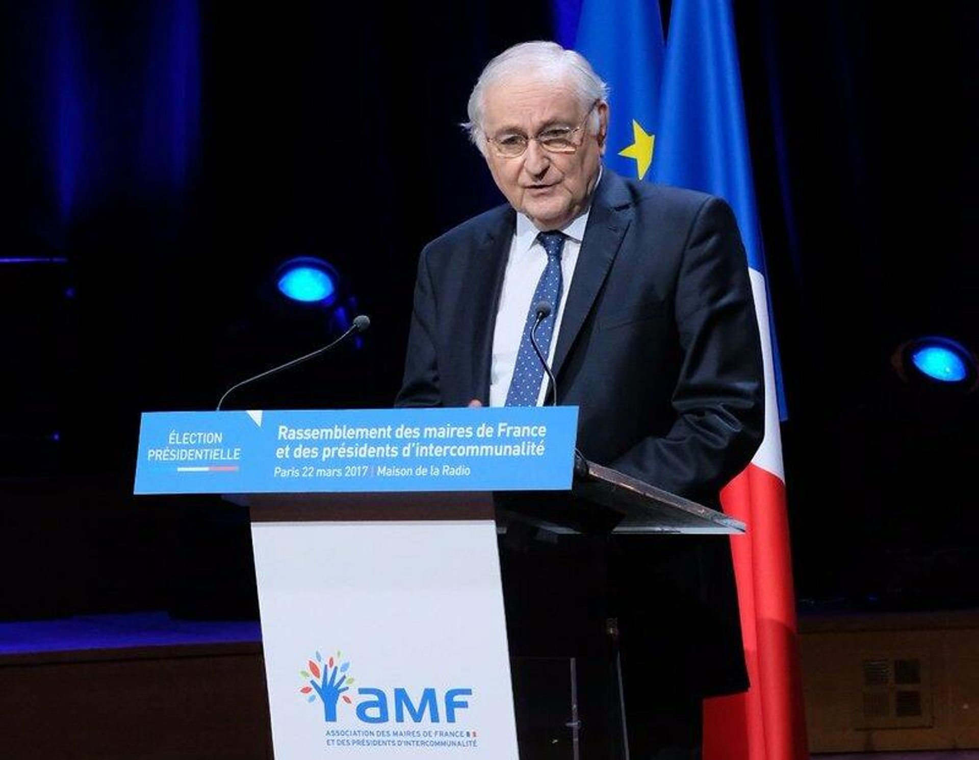 Jacques Cheminade, President of Solidarité & Progrès, at the French National Association of Mayors in 2017 Jacques Cheminade, President of Solidarité & Progrès, at the French National Association of Mayors in 2017 - Sputnik International, 1920, 24.02.2022