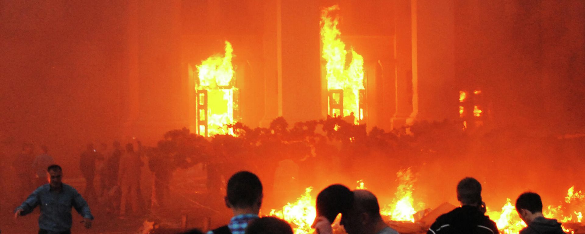 Deadly fire at the Trade Unions House, Odessa, Ukraine - Sputnik International, 1920, 02.05.2023