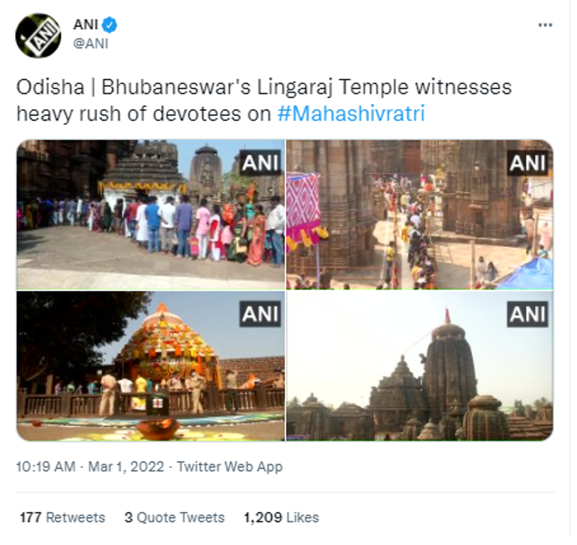 Hindu devotees flock temples to celebrate Maha Shivratri festival - Sputnik International, 1920, 01.03.2022