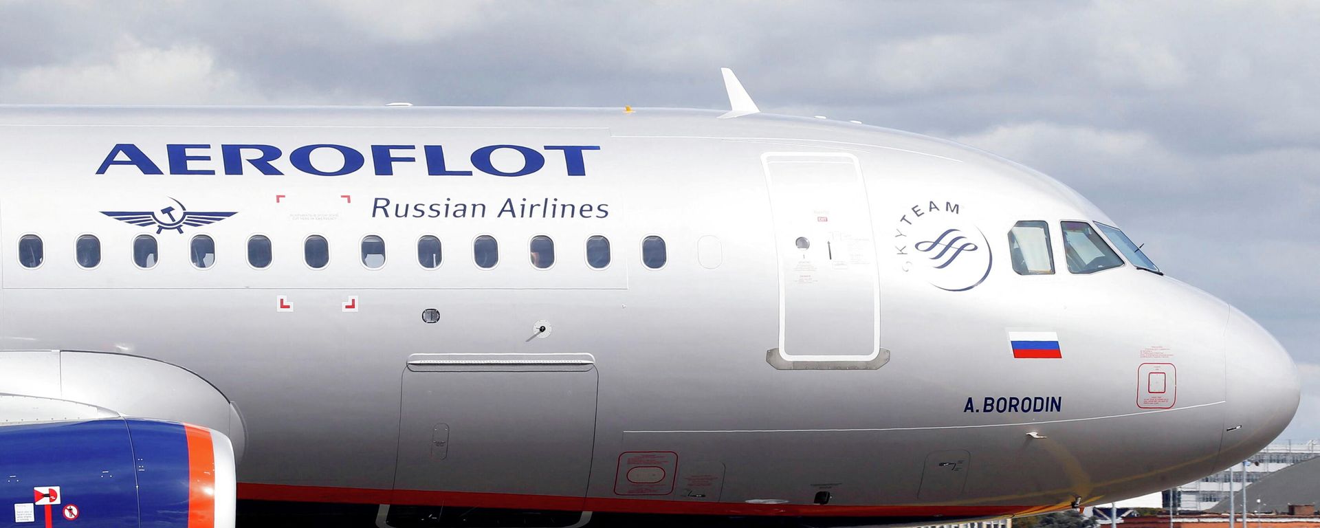 The logo of Russia's flagship airline Aeroflot is seen on an Airbus A320-200 in Colomiers near Toulouse, France, September 26, 2017 The logo of Russia's flagship airline Aeroflot is seen on an Airbus A320-200 in Colomiers near Toulouse, France, September 26, 2017 - Sputnik International, 1920, 02.03.2022