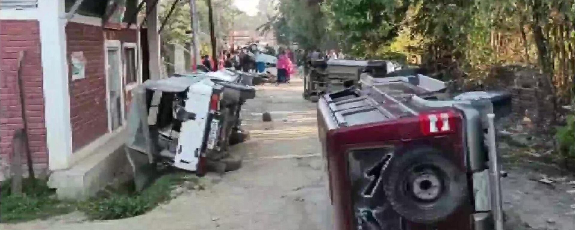 Clash broke out between Congress and BJP workers in Kakching Khunou, ahead of the second phase of  Manipur Elections 2022
 - Sputnik International, 1920, 03.03.2022