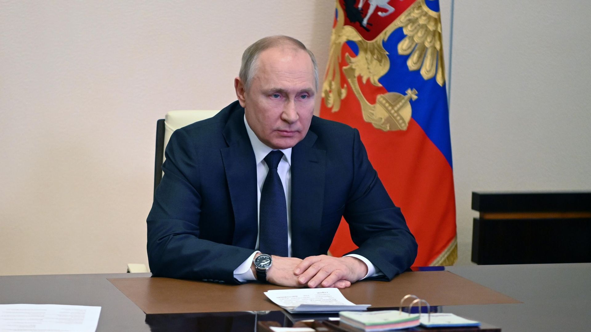 Russian President Vladimir Putin during his address to Russian Security Council - Sputnik International, 1920, 03.03.2022