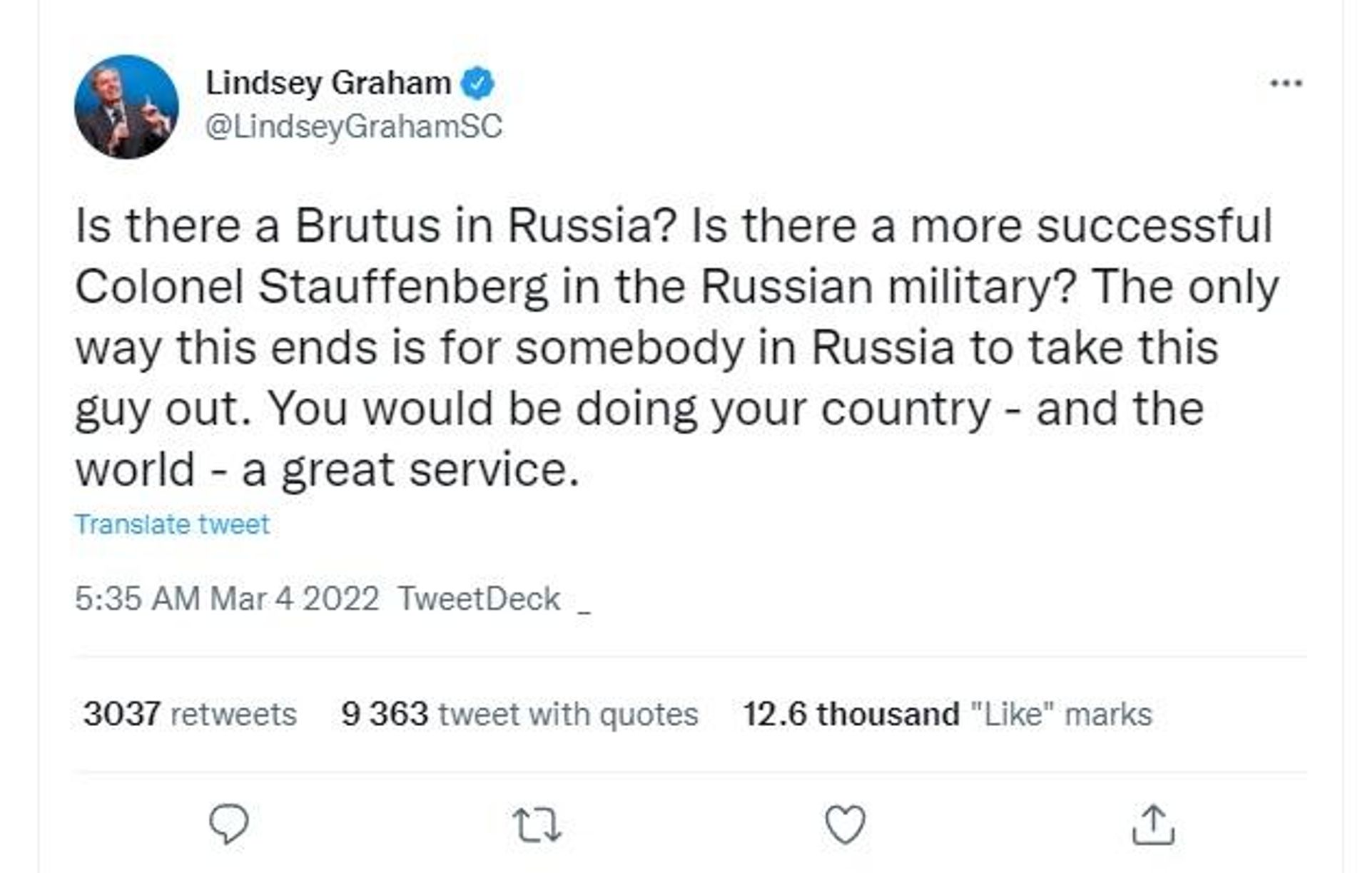 screenshot Twitter - Sputnik International, 1920, 04.03.2022
