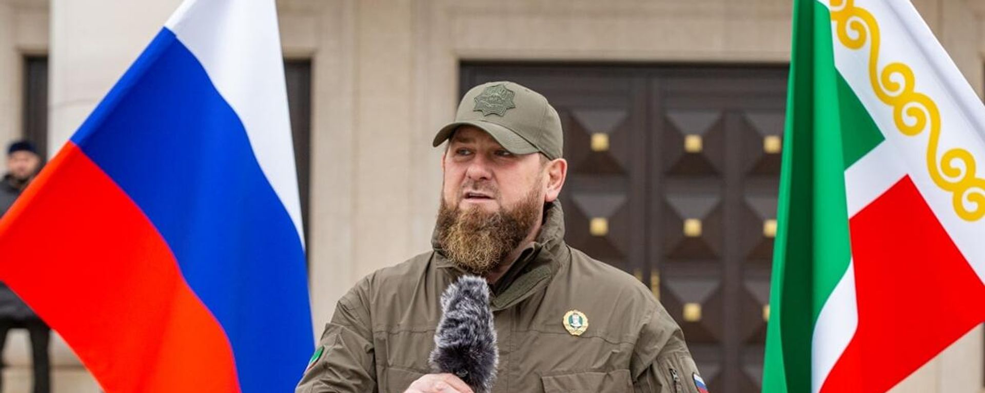 In this handout photo released by the press service of the Head of Chechen Republic, Head of the Chechen Republic Ramzan Kadyrov takes part in a review of the Chechen Republic's troops and military hardware in Grozny, Chechen Republic, Russia - Sputnik International, 1920, 04.03.2022