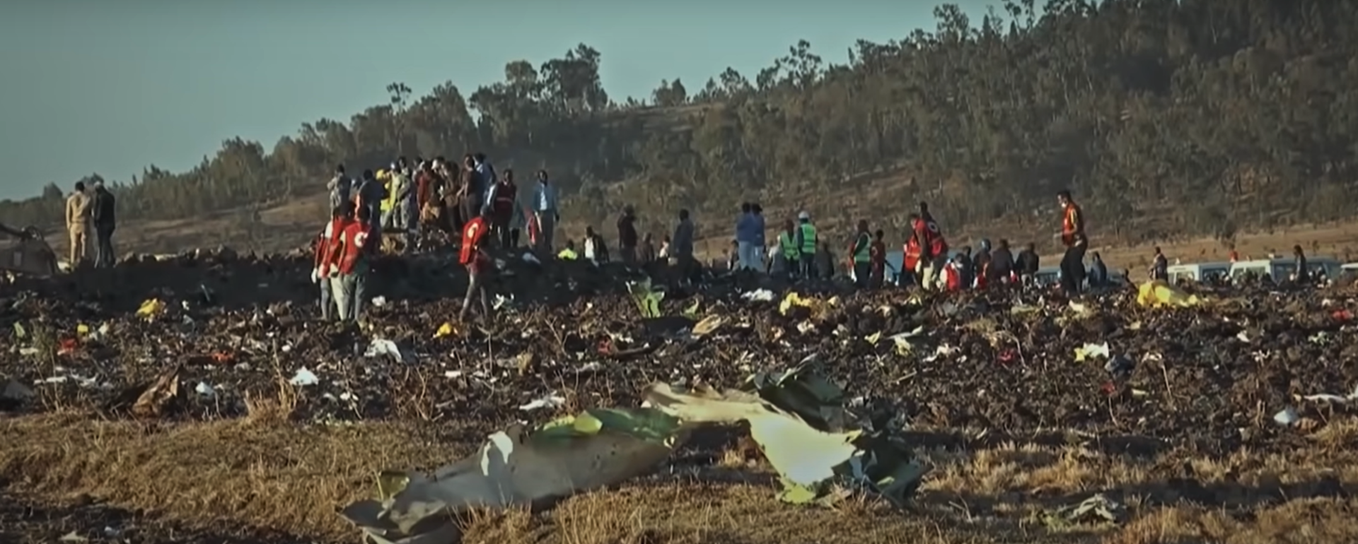 Image captures the aftermath of the Ethiopian Airlines Flight 302 crash, the second of which involved a Boeing 737 MAX 8 aircraft. Image captures the aftermath of the Ethiopian Airlines Flight 302 crash, the second of which involved a Boeing 737 MAX 8 aircraft. - Sputnik International, 1920, 05.03.2022