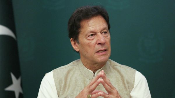 Pakistan's Prime Minister Imran Khan speaks during an interview with Reuters in Islamabad, Pakistan June 4, 2021. Pakistan's Prime Minister Imran Khan speaks during an interview with Reuters in Islamabad, Pakistan June 4, 2021. - Sputnik International