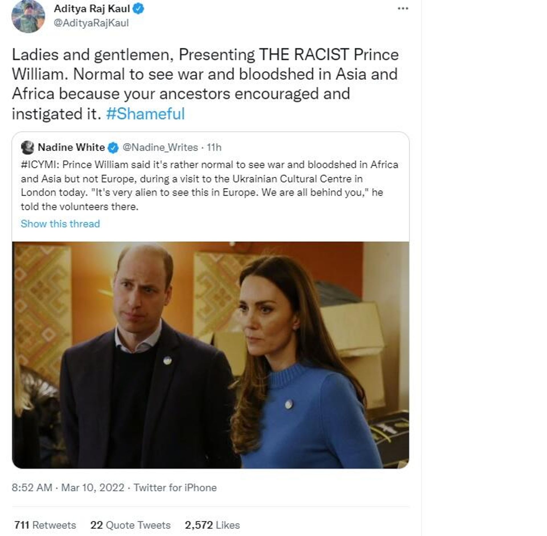 Prince William faces backlash - Sputnik International, 1920, 10.03.2022