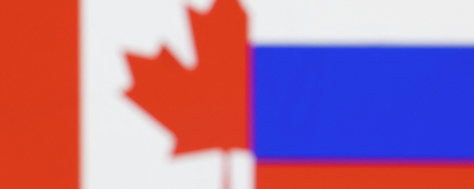 Plastic letters arranged to read Sanctions are placed in front the flag colors of Canada and Russia in this illustration taken February 28, 2022 Plastic letters arranged to read Sanctions are placed in front the flag colors of Canada and Russia in this illustration taken February 28, 2022 - Sputnik International, 1920, 11.03.2022