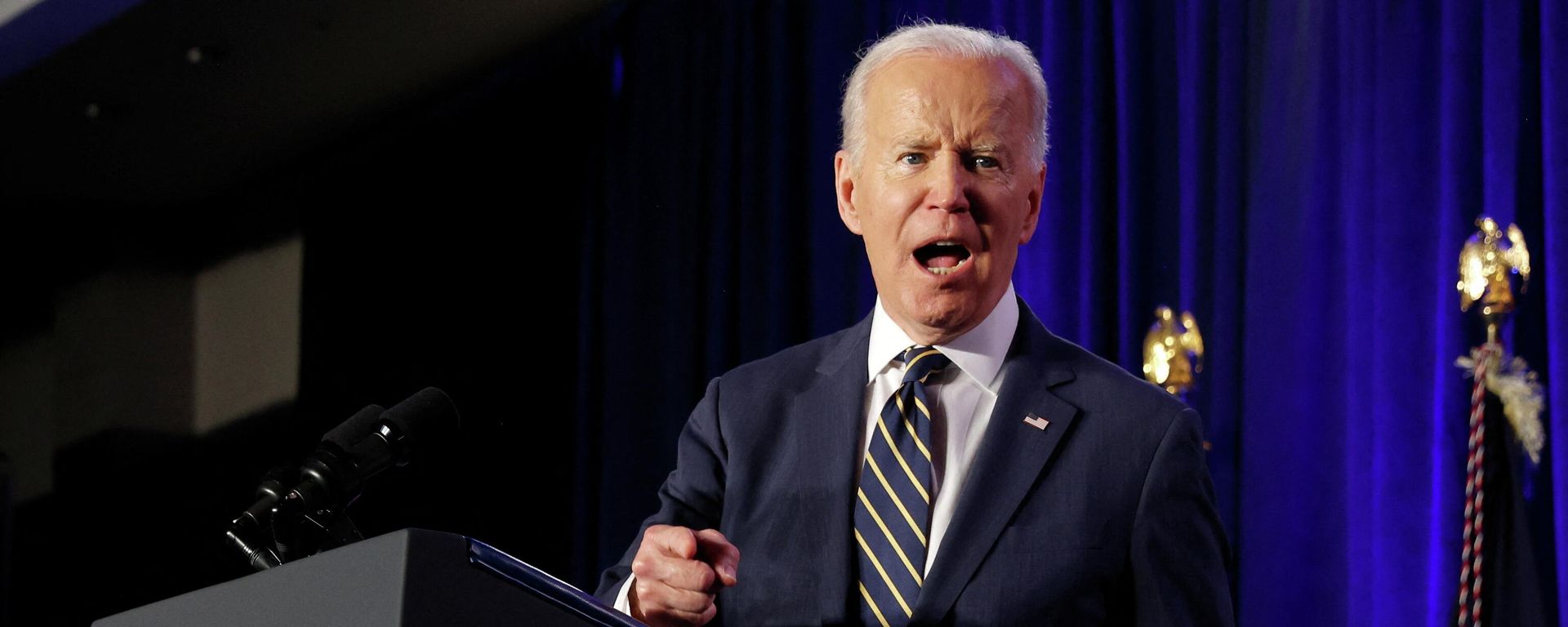 U.S. President Joe Biden delivers remarks at the House Democratic Caucus Issues Conference in Philadelphia, Pennsylvania, U.S. March 11, 2022 - Sputnik International, 1920, 17.03.2022