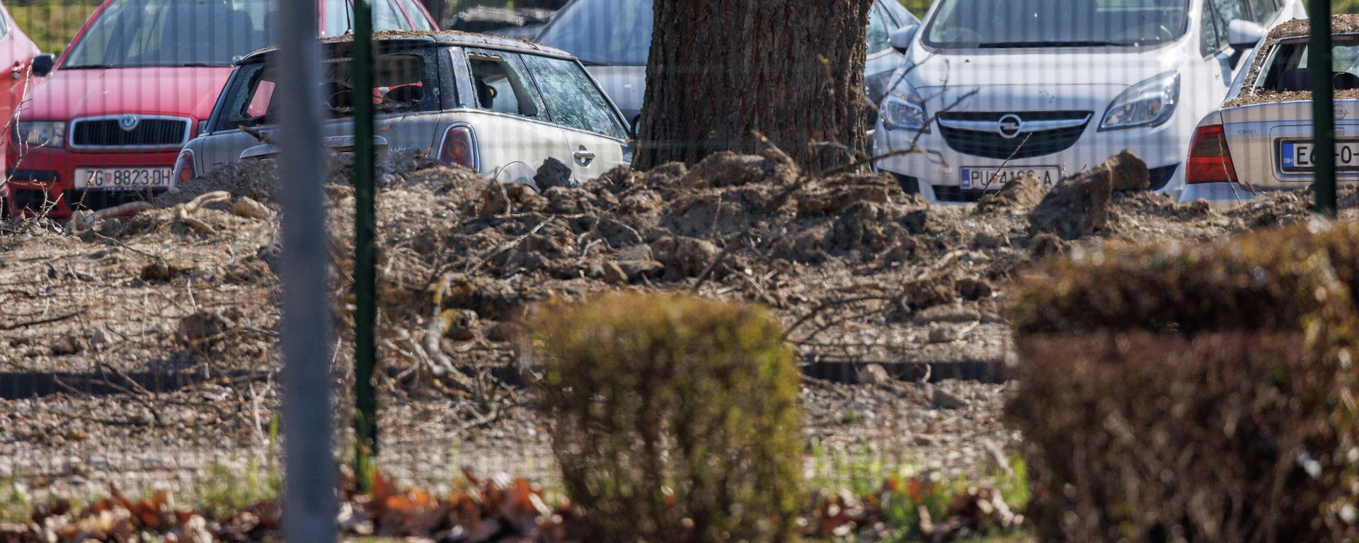 A view of a drone crash site in Zagreb, Croatia, March 11, 2022. REUTERS/Antonio Bronic A view of a drone crash site in Zagreb, Croatia, March 11, 2022. REUTERS/Antonio Bronic - Sputnik International, 1920, 12.03.2022