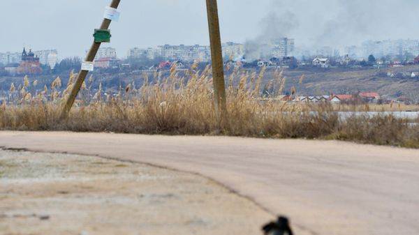 The outskirts of Mariupol, for which there are fights. - Sputnik International