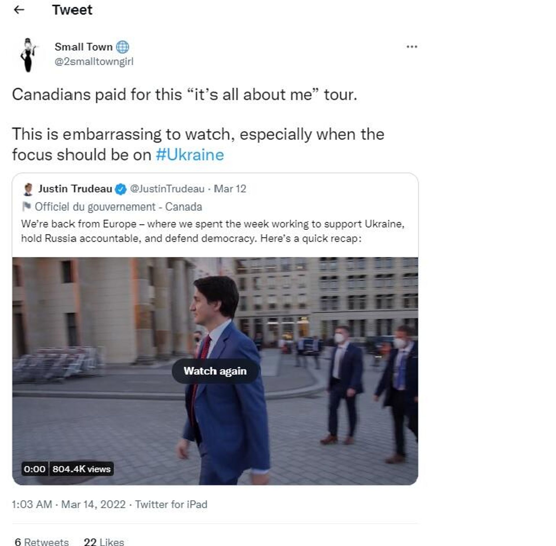 Trudeau faces criticism - Sputnik International, 1920, 14.03.2022