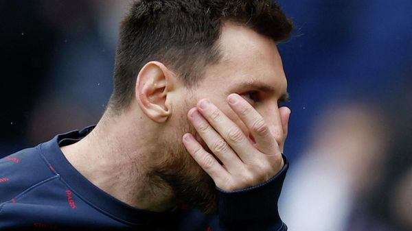 Soccer Football - Ligue 1 - Paris St Germain v Bordeaux - Parc des Princes, Paris, France - March 13, 2022 Paris St Germain's Lionel Messi during the warm up before the match - Sputnik International