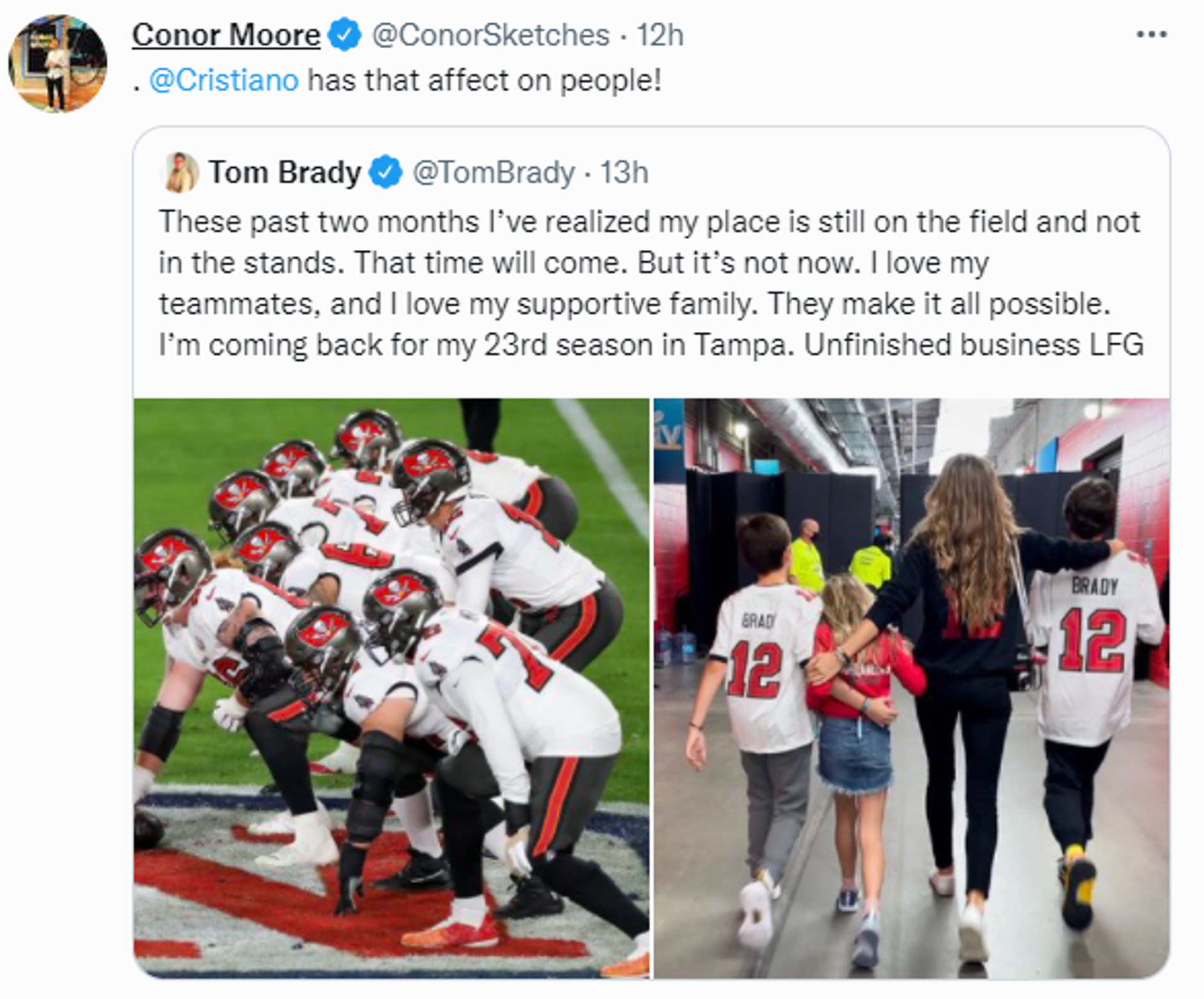 Screenshot of Conor Moore Tweet Screenshot of Conor Moore Tweet - Sputnik International, 1920, 14.03.2022