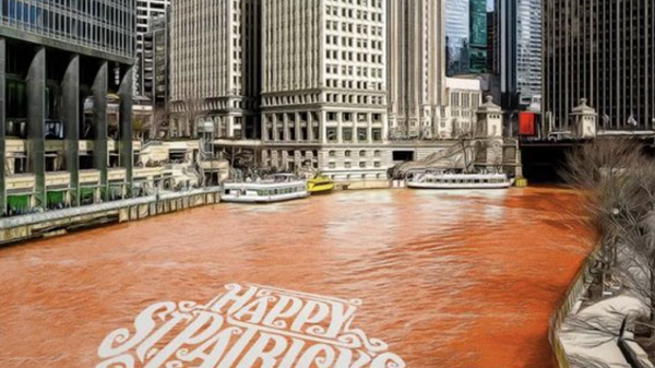 A controversial graphic posted on Twitter by the Chicago Bears NFL team on St. Patrick's Day, March 17, 2022. - Sputnik International