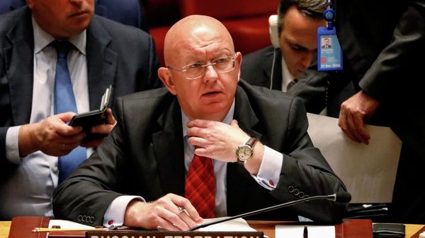 Russian Ambassador to the United Nations Vassily Nebenzia attends a United Nations Security Council meeting about implementation of sanctions against North Korea at U.N. headquarters in New York City, U.S., September 17, 2018. - Sputnik International