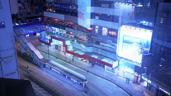 A quiet main street usually packed with shoppers is seen in Causeway Bay, a famous shopping district in Hong Kong Thursday, March 10, 2022. Hong Kong's neon lights are still on, but COVID-19 has turned off a lot of the city's usual energy. Instead, now there is an unusual sense of limbo. Busy shopping streets and office districts are very much emptier than ever before.  - Sputnik International