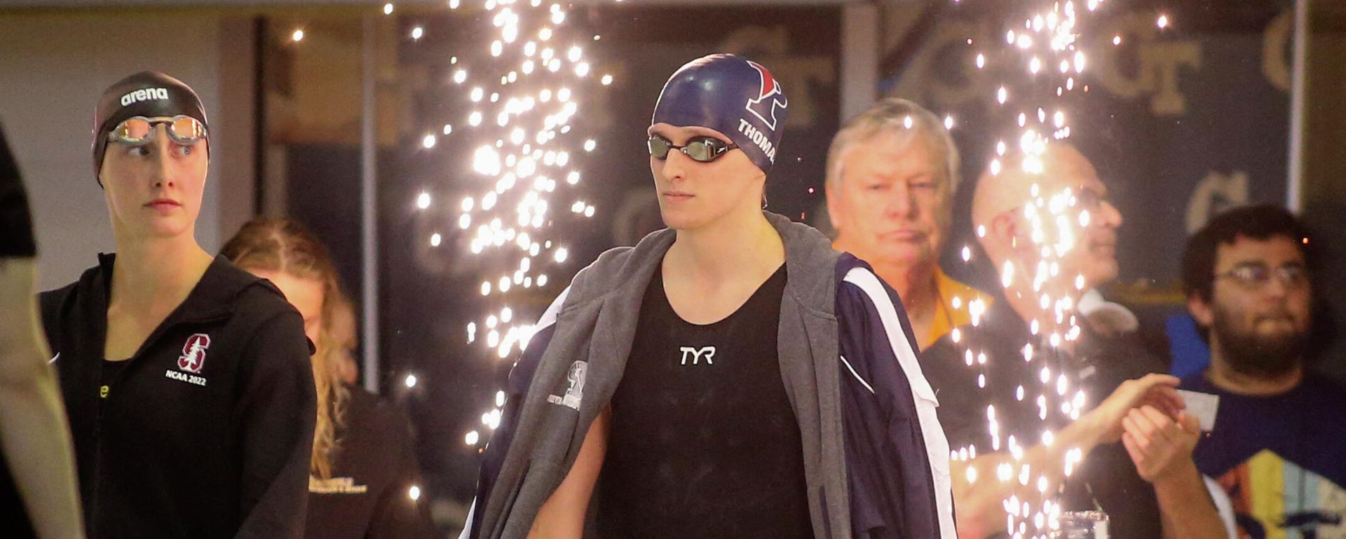 Mar 18, 2022; Atlanta, Georgia, USA; Penn Quakers swimmer Lia Thomas walks out before the 200 free at the NCAA Swimming & Diving Championships at Georgia Tech - Sputnik International, 1920, 19.03.2022