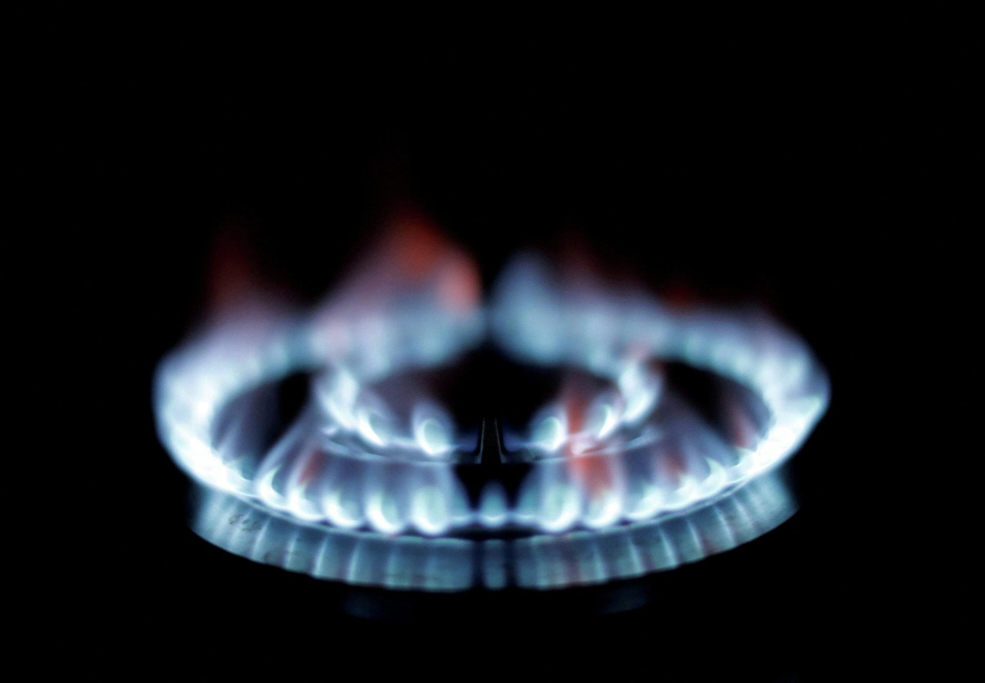 Flames from a gas burner on a cooker are seen February 1, 2017 in this illustration photo taken in a private home in Nice, France.  Picture taken February 1, 2017 - Sputnik International, 1920, 06.04.2022