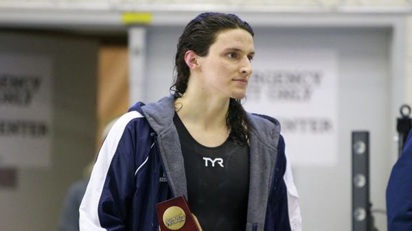 Mar 19, 2022; Atlanta, Georgia, USA; Penn Quakers swimmer Lia Thomas finishes eighth in the 100 free at the NCAA Swimming & Diving Championships at Georgia Tech - Sputnik International