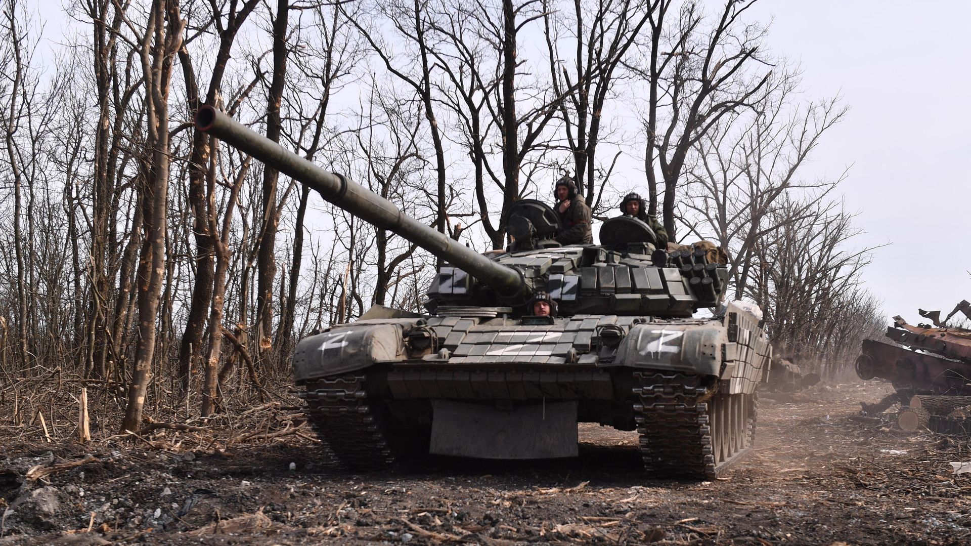 DPR forces on the T-64 tank DPR forces on the T-64 tank - Sputnik International, 1920, 25.03.2022