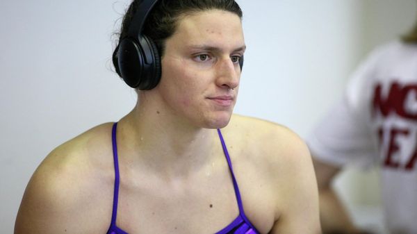 Mar 16, 2022; Atlanta, Georgia, USA; Penn Quakers swimmer Lia Thomas prepares for the 500 free prelims at the NCAA Womens Swimming & Diving Championships at Georgia Tech - Sputnik International